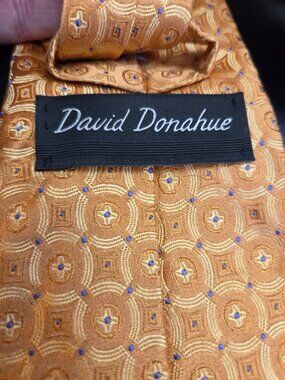 Silk David Donahue Tie - Handmade in USA